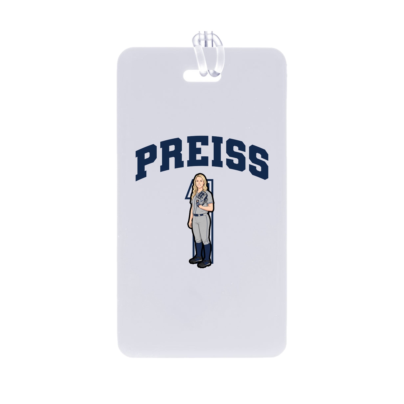 Bag Tag — Number in Classic