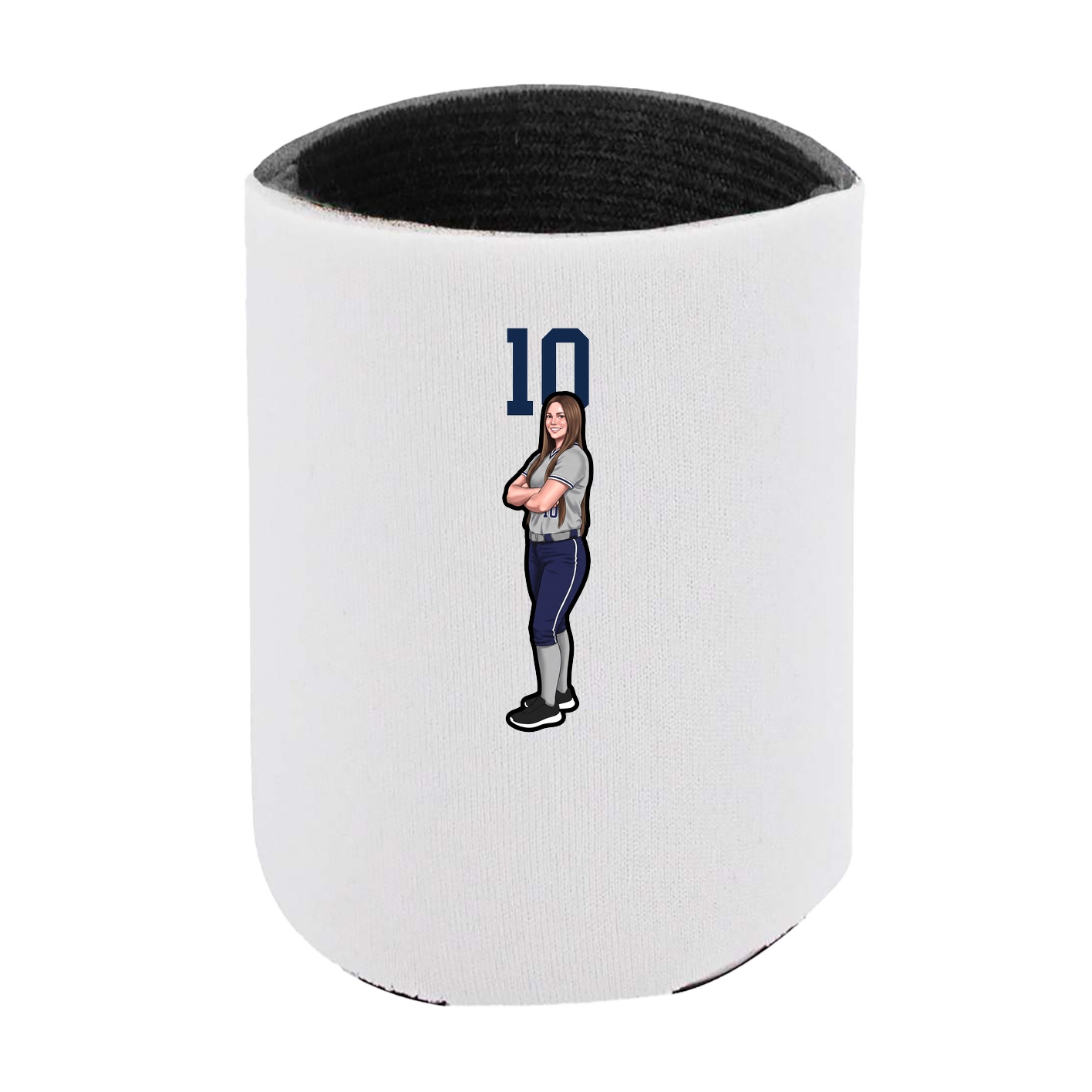 Can Holder — Number Top in White