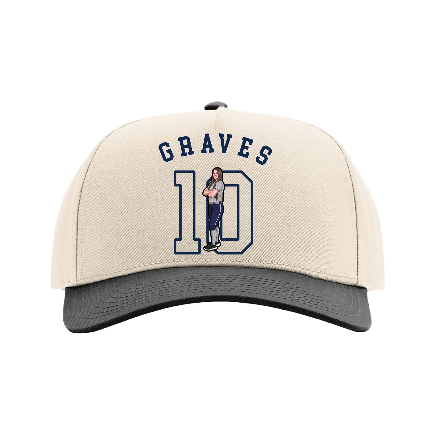 Full Fabric Five-Panel Champ Cap