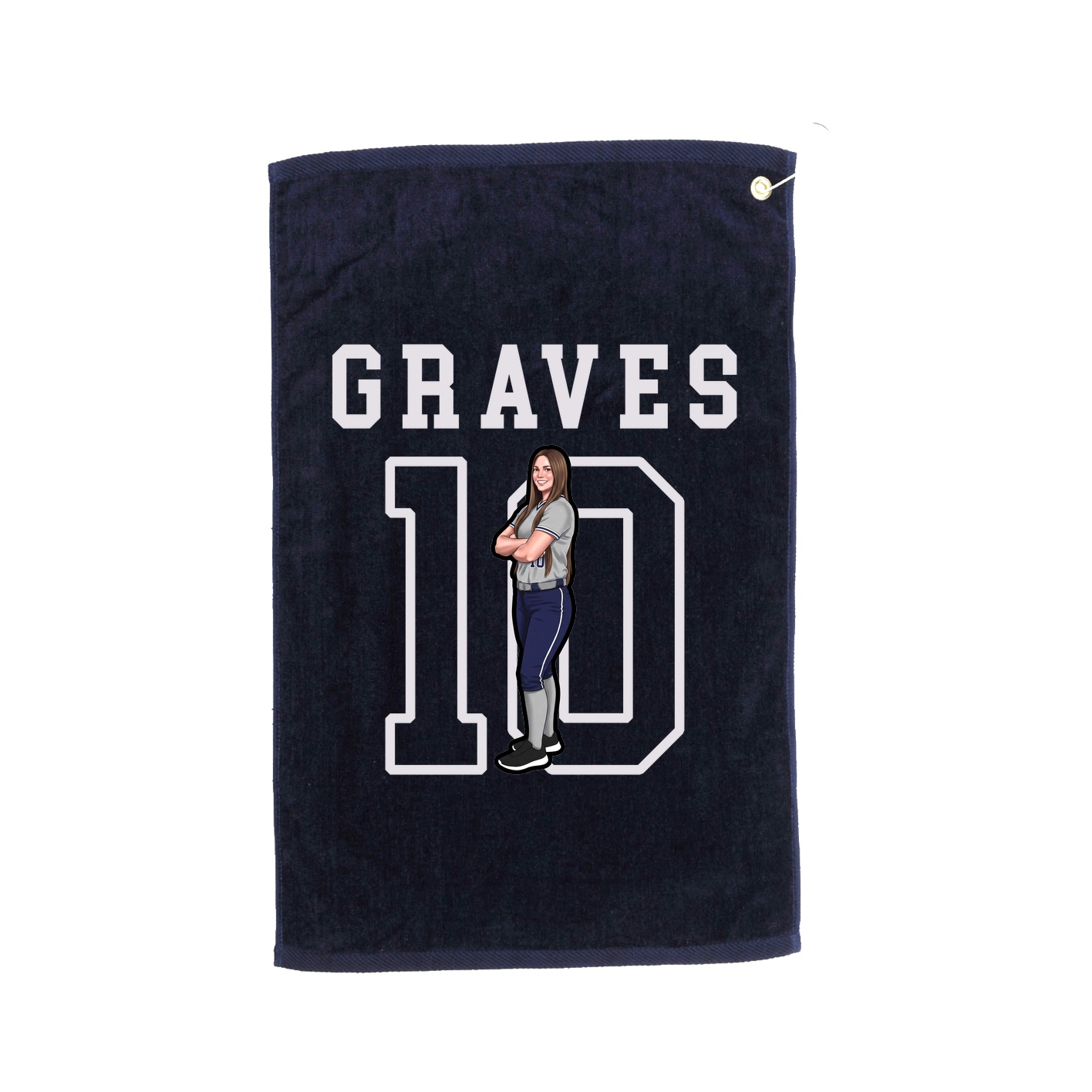 Golf Towel — Shirsey in Navy