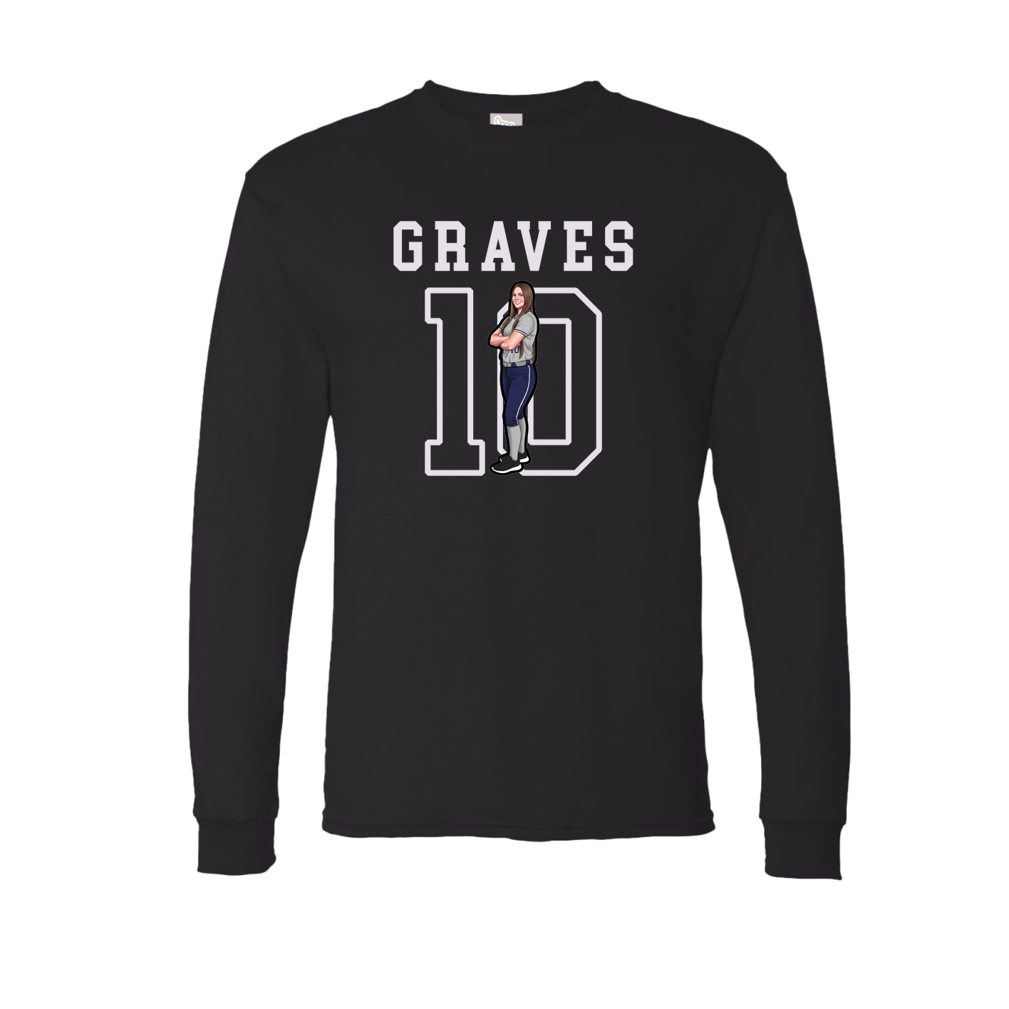 Long Sleeve Tee — Shirsey in Black