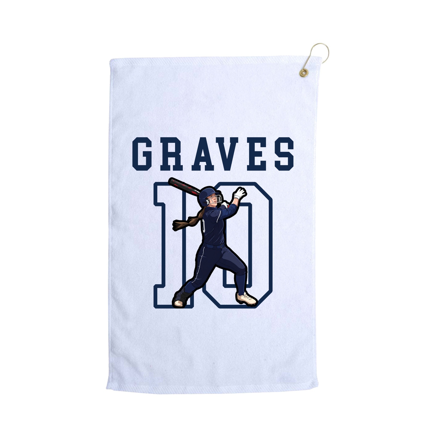 Golf Towel — Shirsey in White