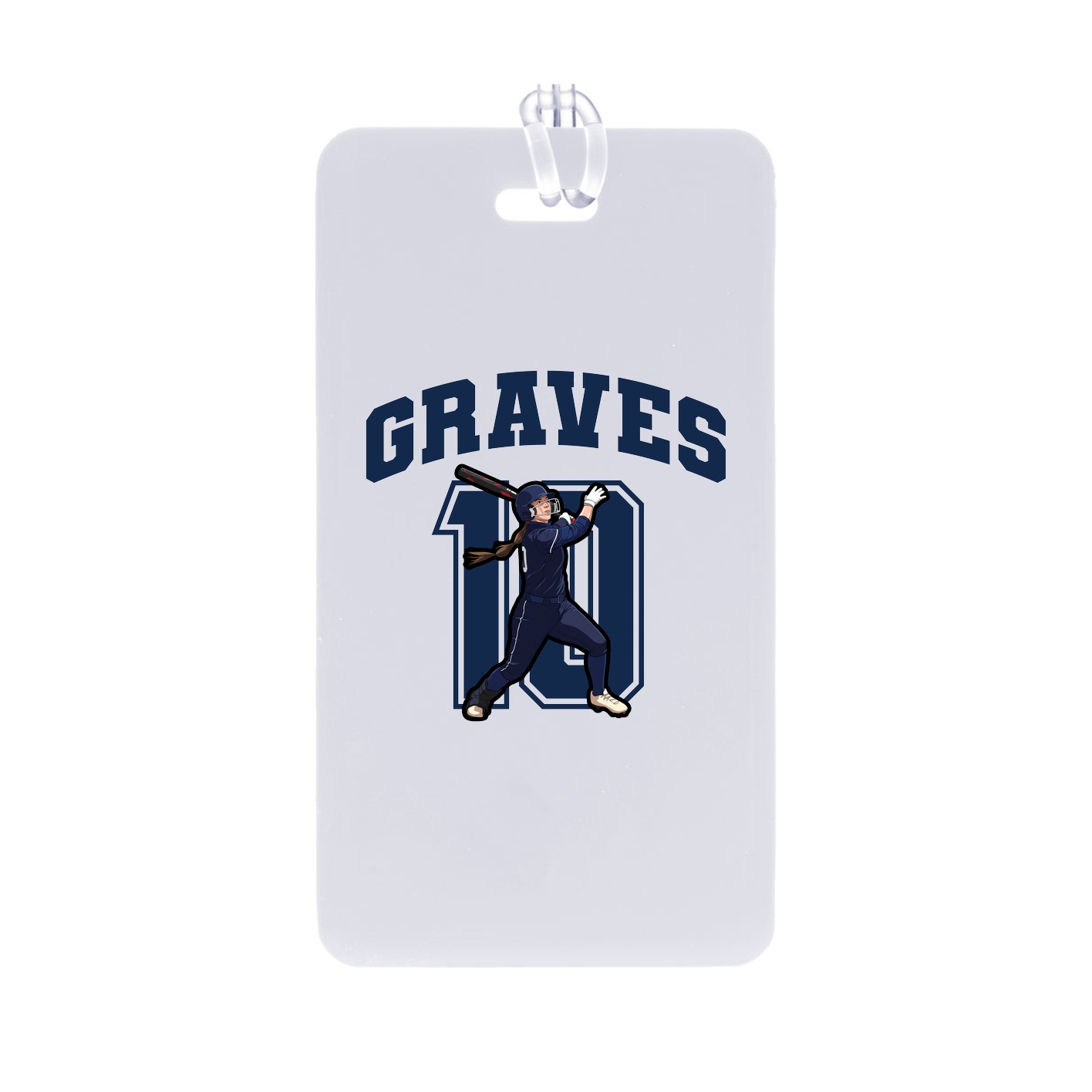 Bag Tag — Number in Classic