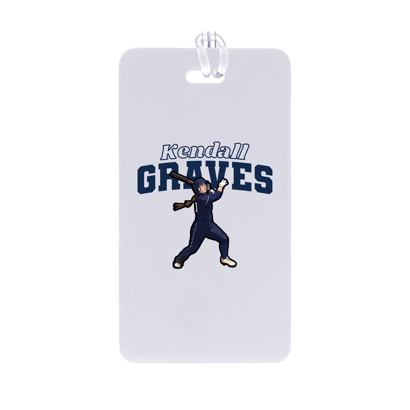 Bag Tag — Name Arch in Classic