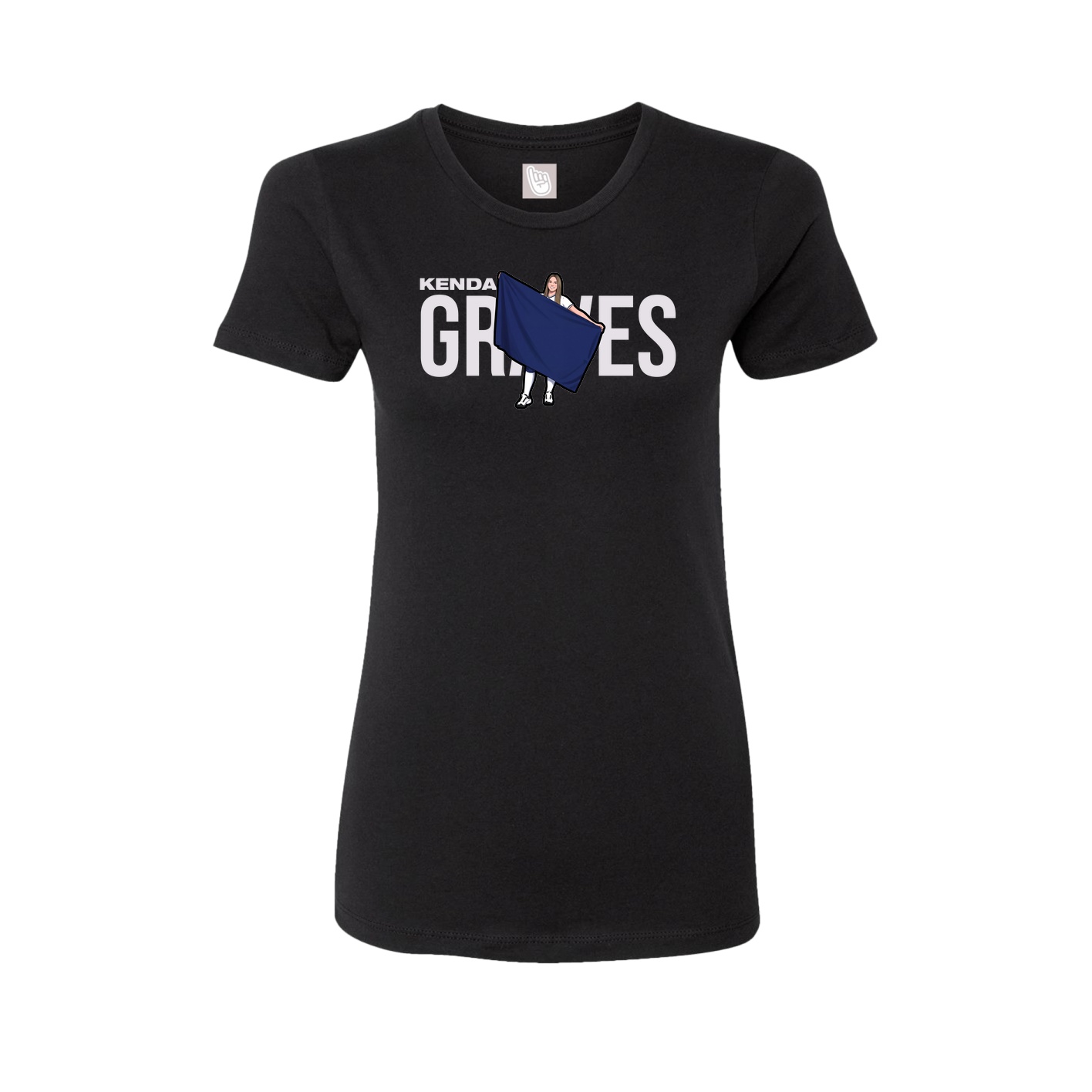Womens Tee — Player Name in Black