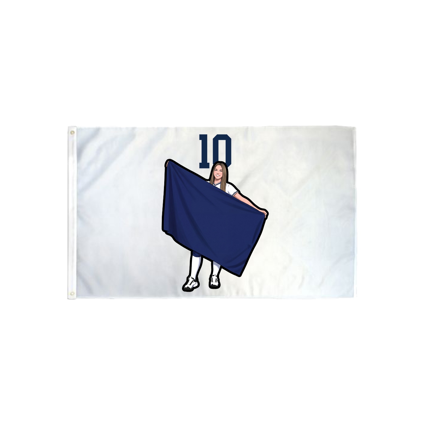 3x5 Flag — Number Top in Classic