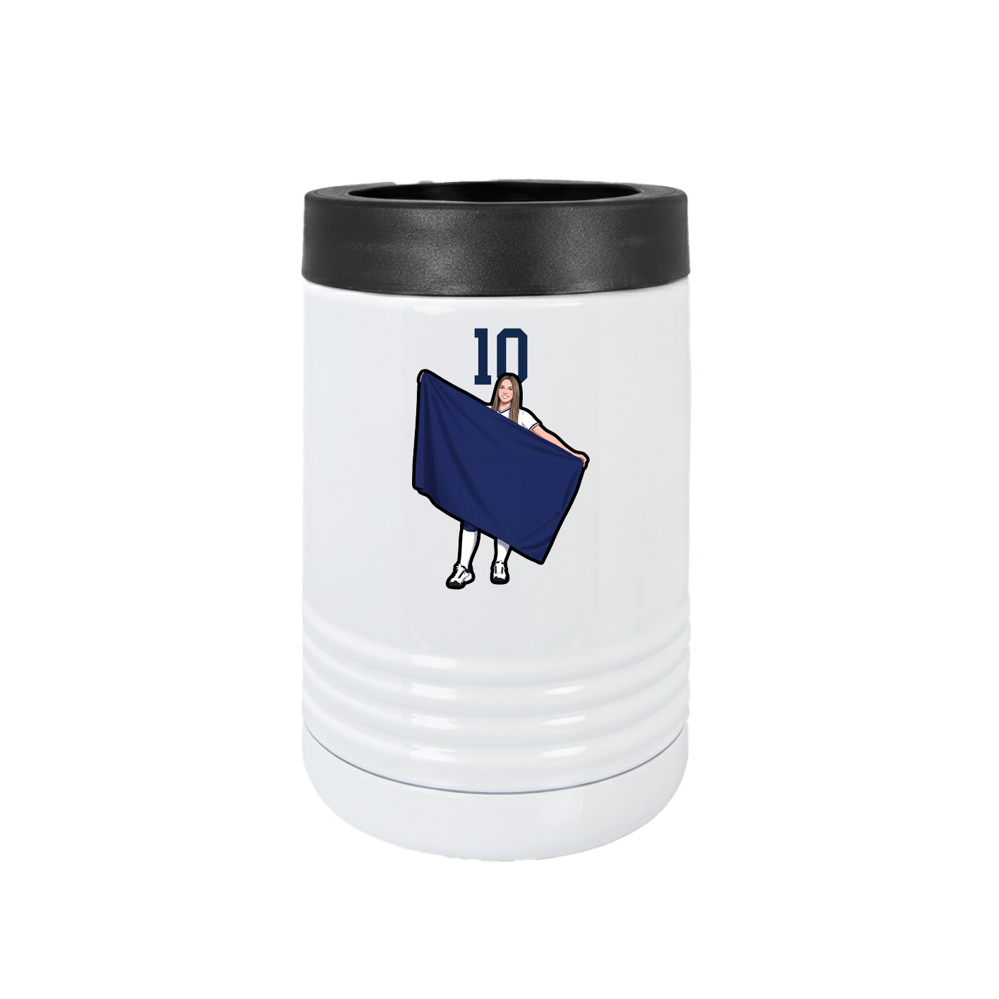 Beverage Holder — Number Top in White
