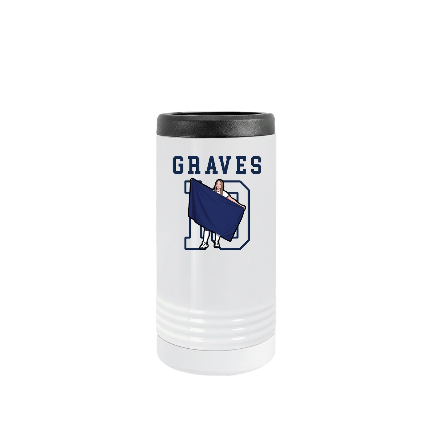 Slim Beverage Holder — Shirsey in White