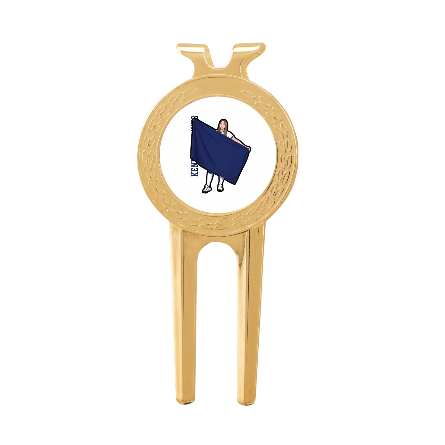 Divot Tool with Ball Marker — Name Vertical in Classic
