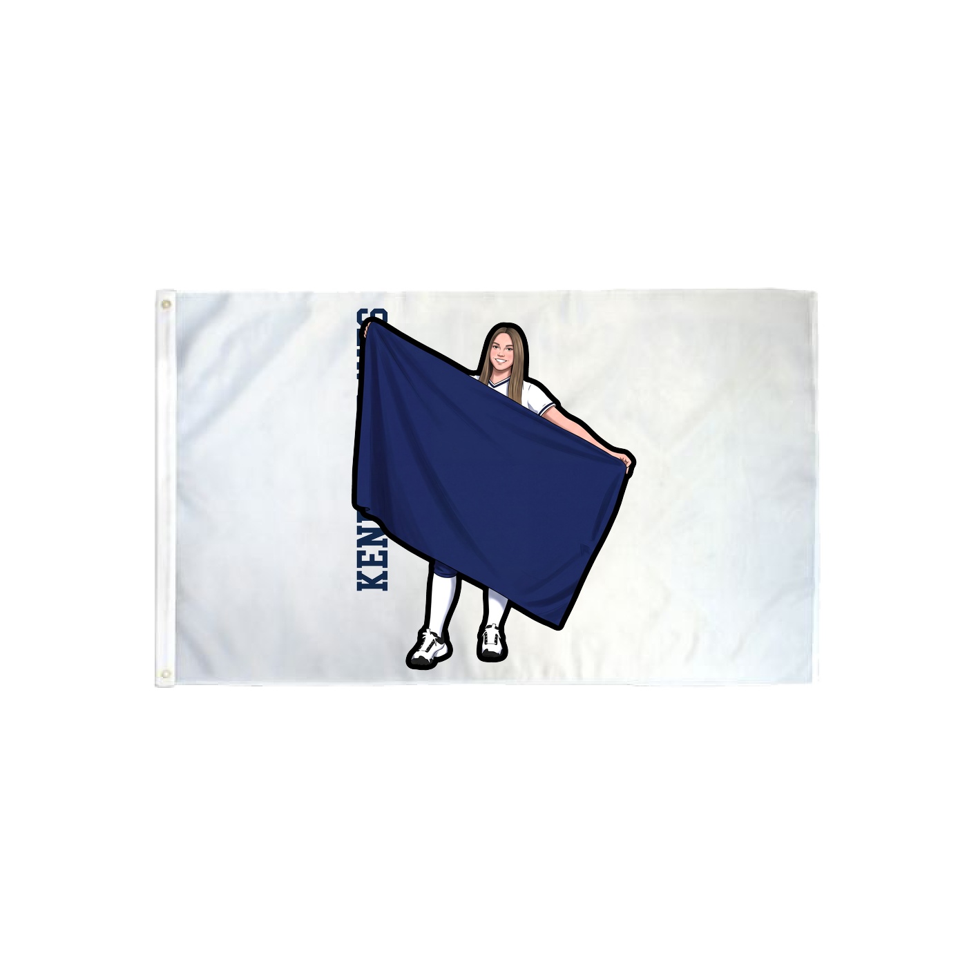 3x5 Flag — Name Vertical in Classic