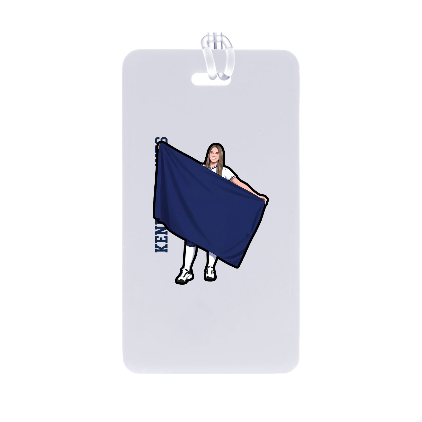 Bag Tag — Name Vertical in Classic