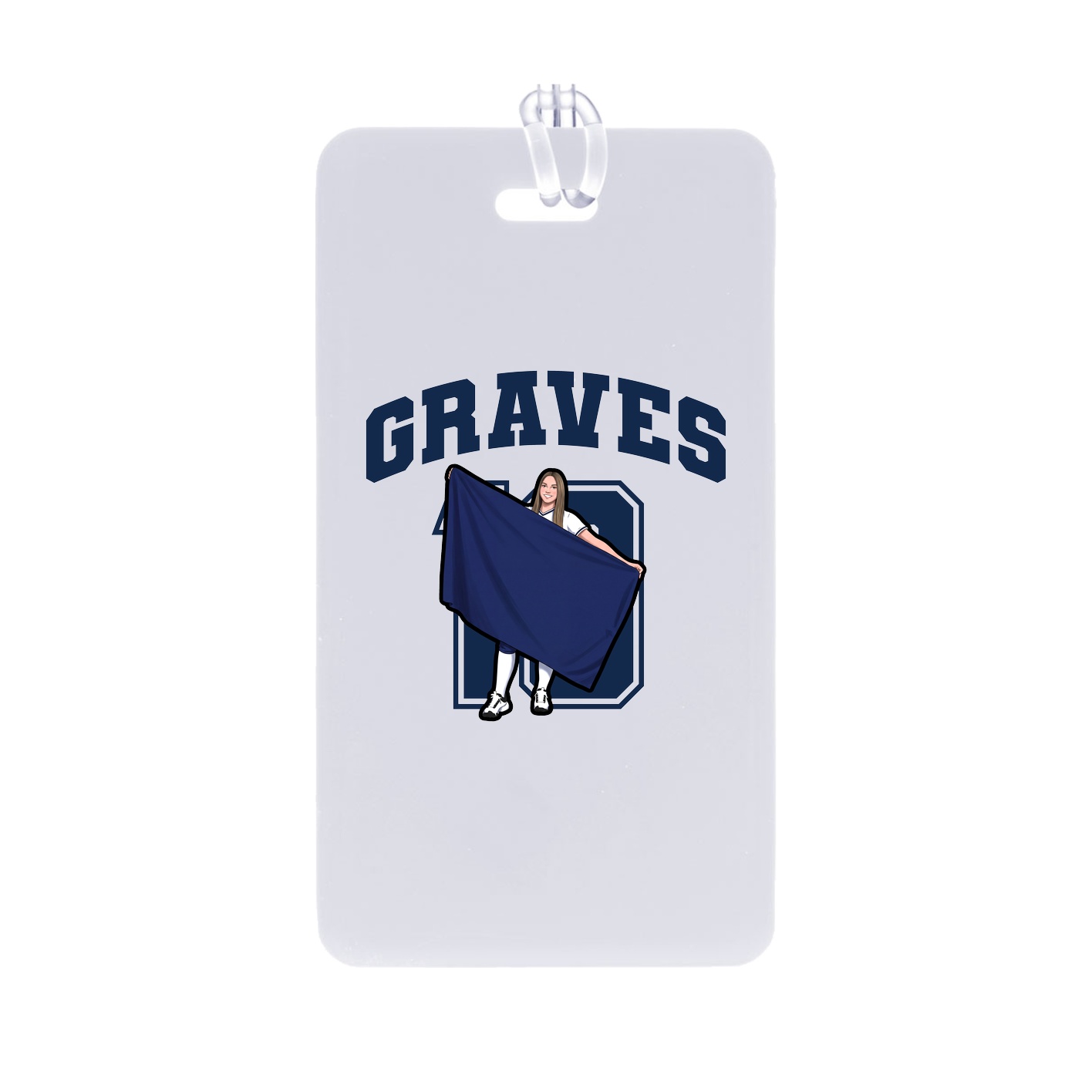 Bag Tag — Number in Classic