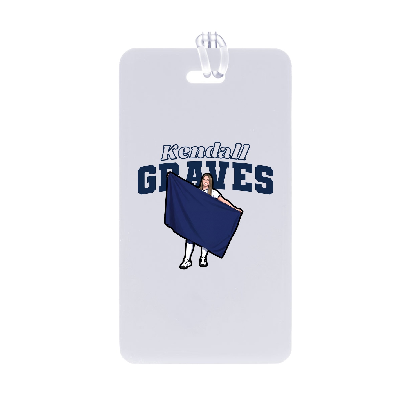 Bag Tag — Name Arch in Classic