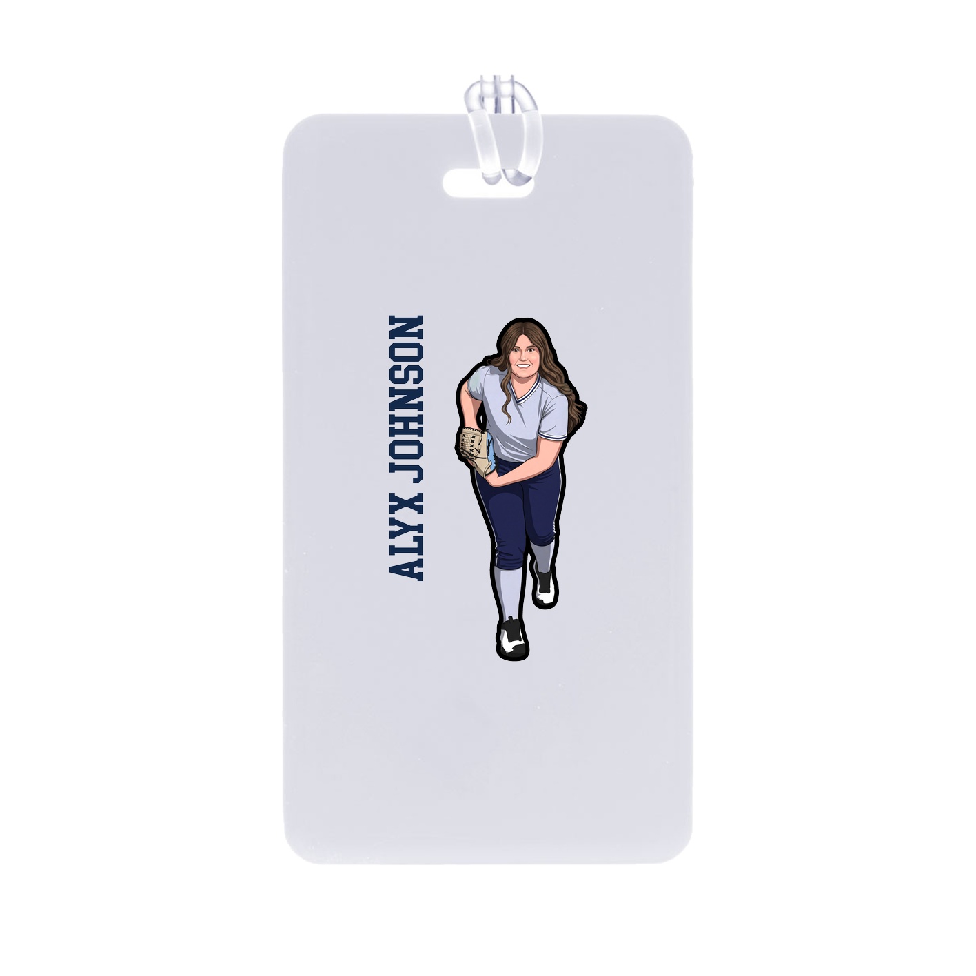 Bag Tag — Name Vertical in Classic