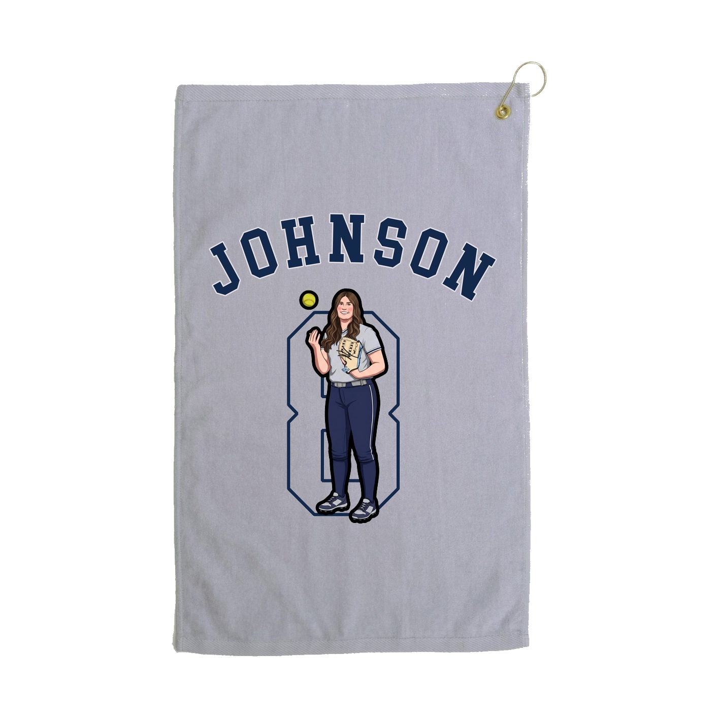 Golf Towel — Shirsey Arch in Grey