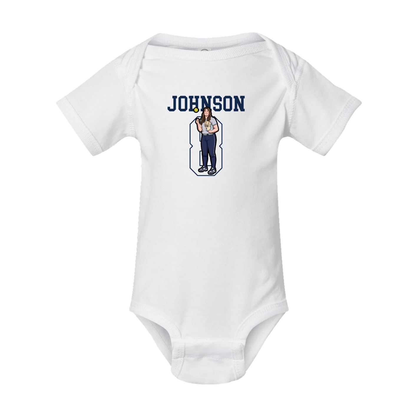 Baby Onesie — Shirsey in White
