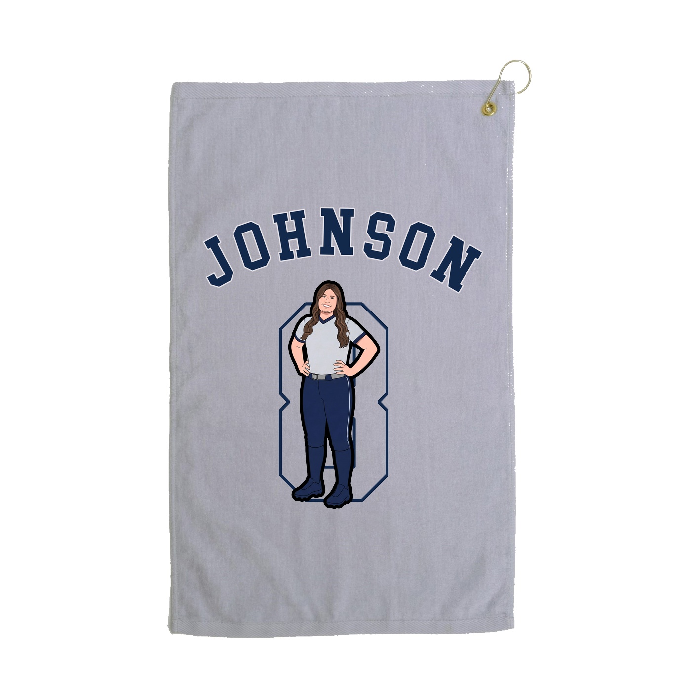 Golf Towel — Shirsey Arch in Grey
