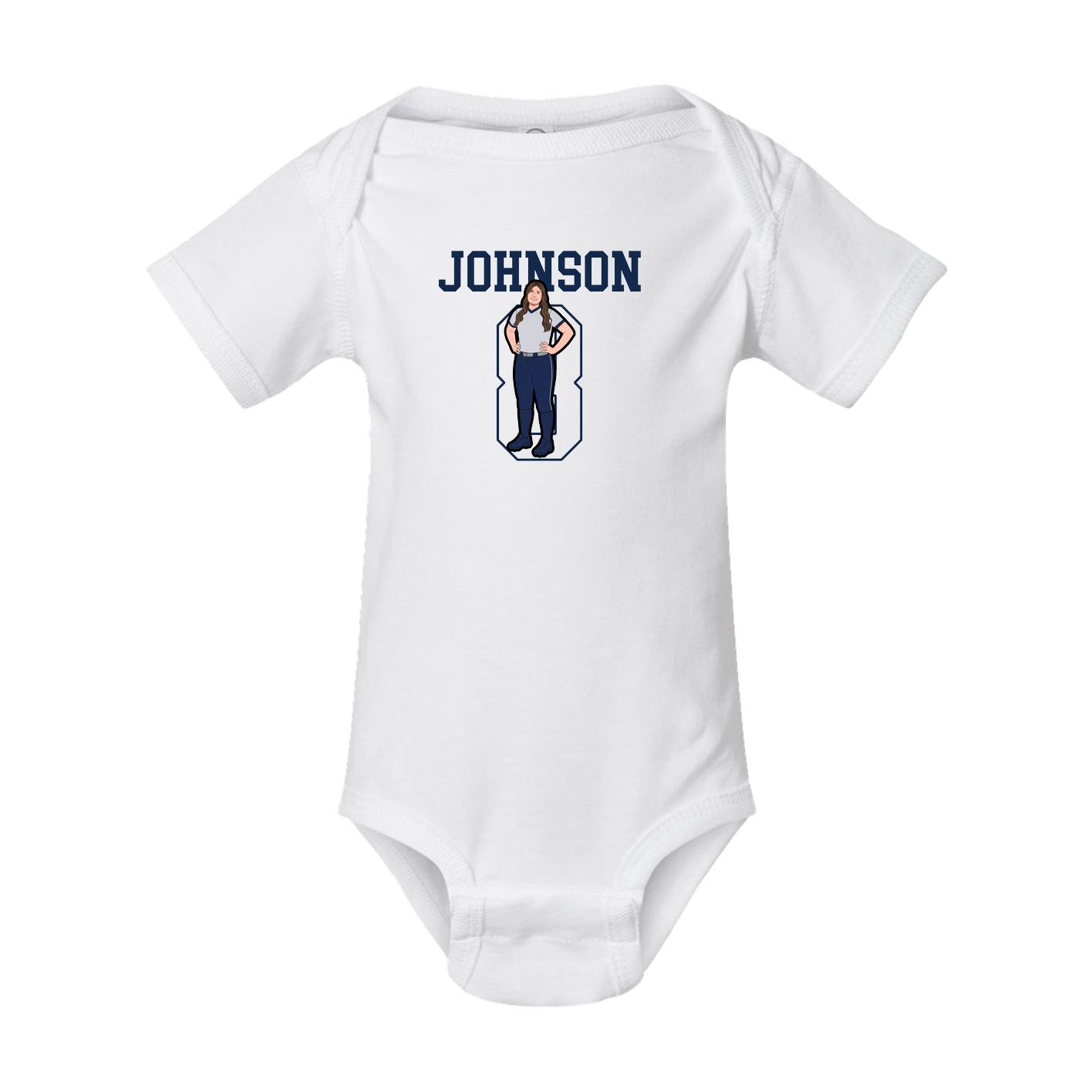 Baby Onesie — Shirsey in White
