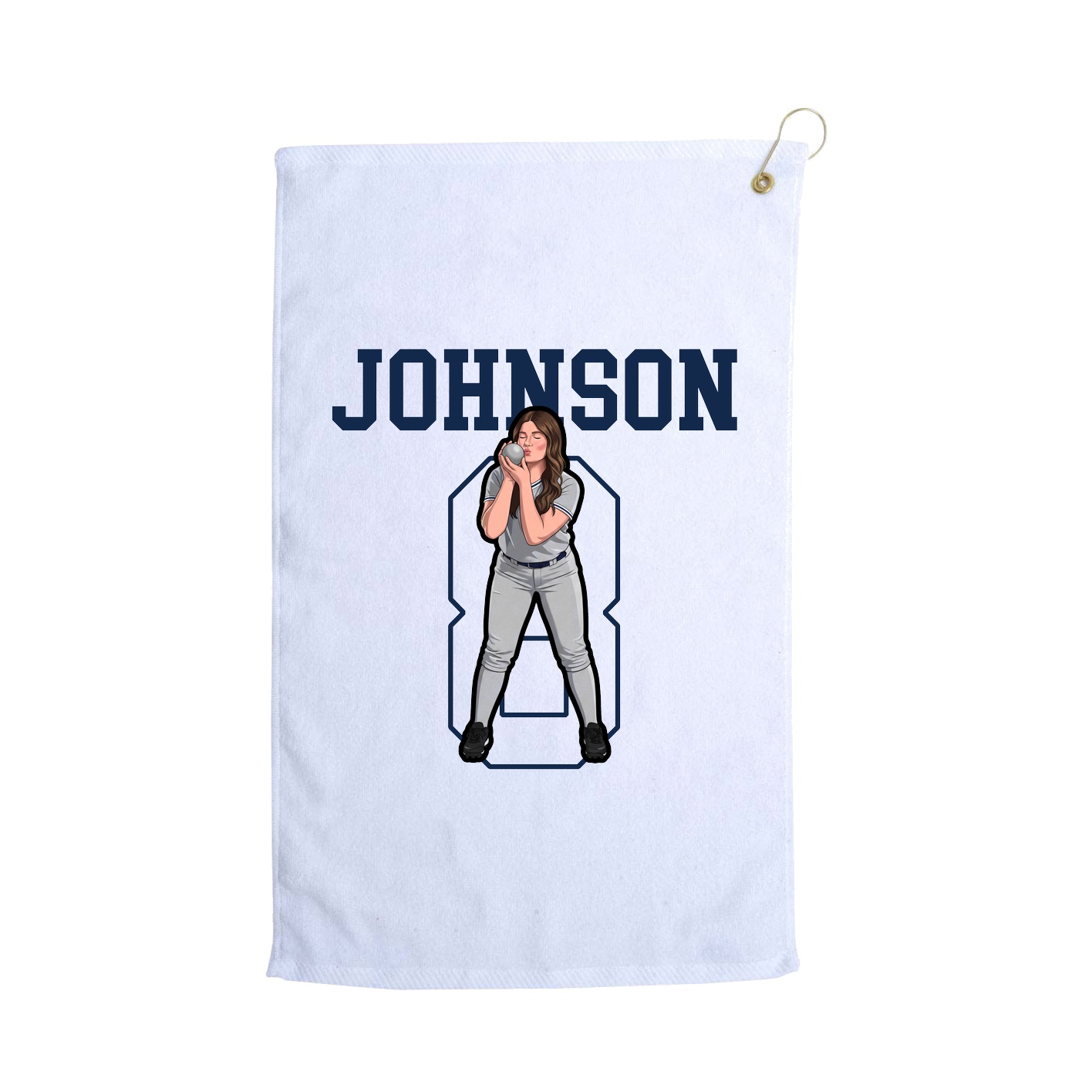 Golf Towel — Shirsey in White