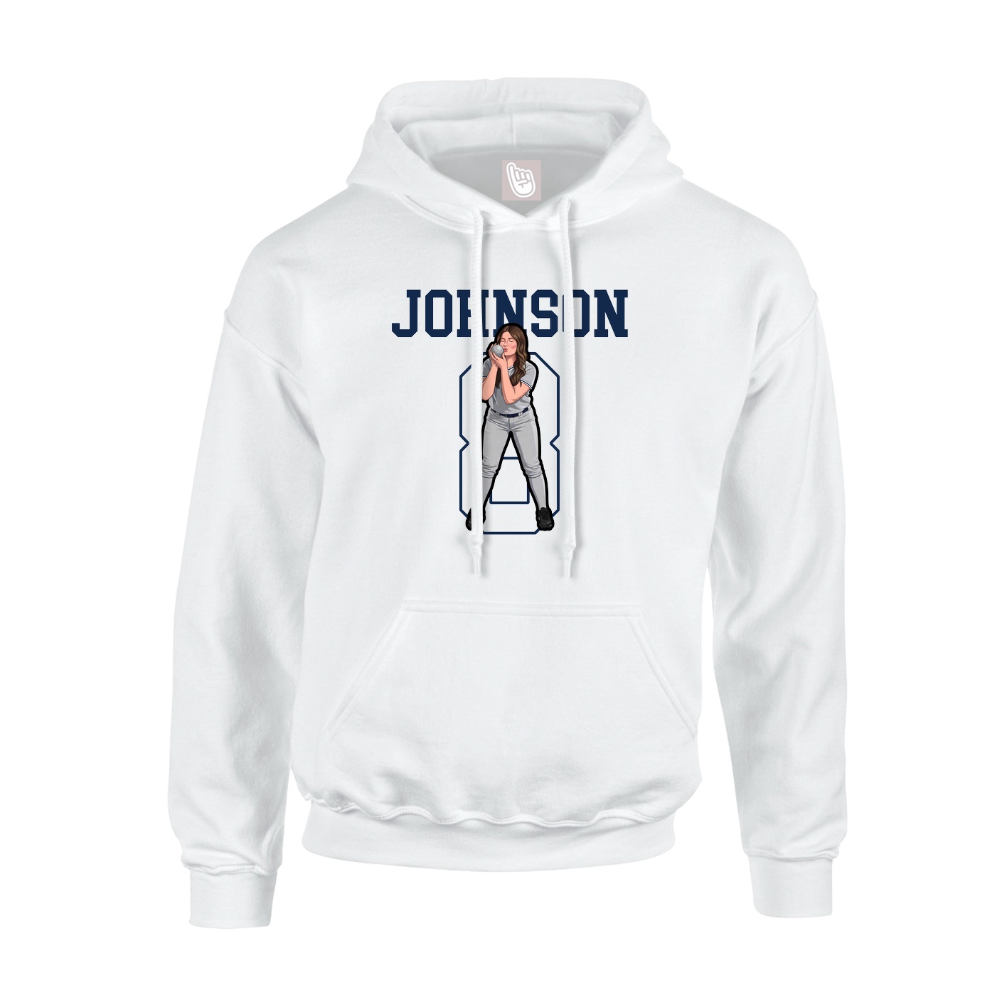 Hoodie — Shirsey in White