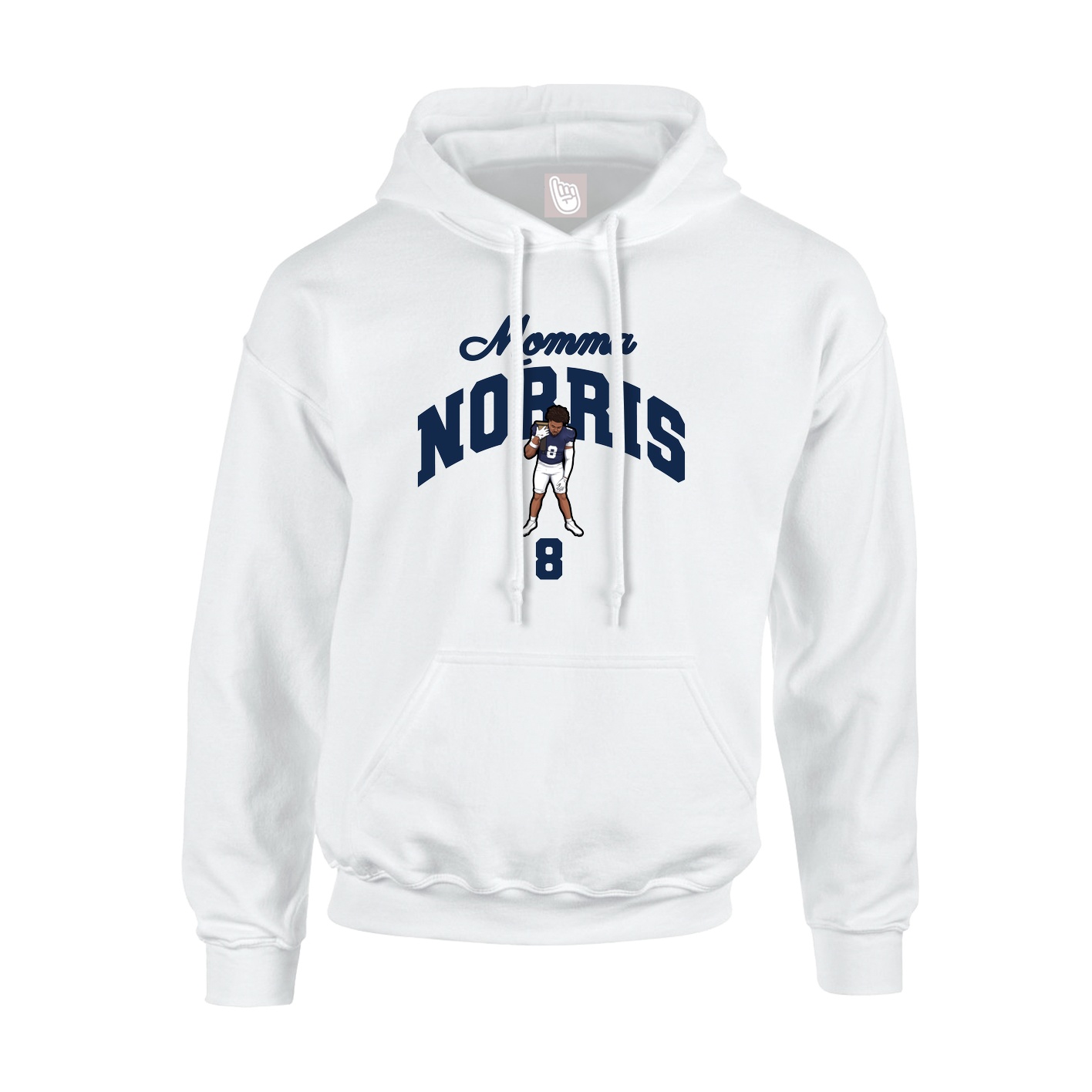 Hoodie — Mothers Day Arch in White