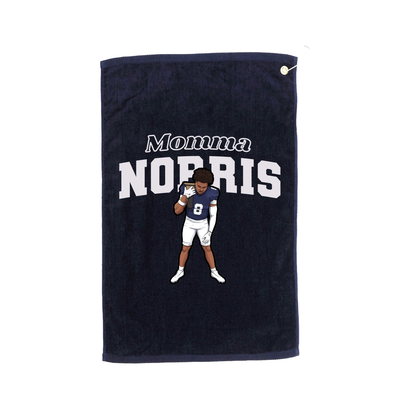 Golf Towel — Mothers Day Block in Navy