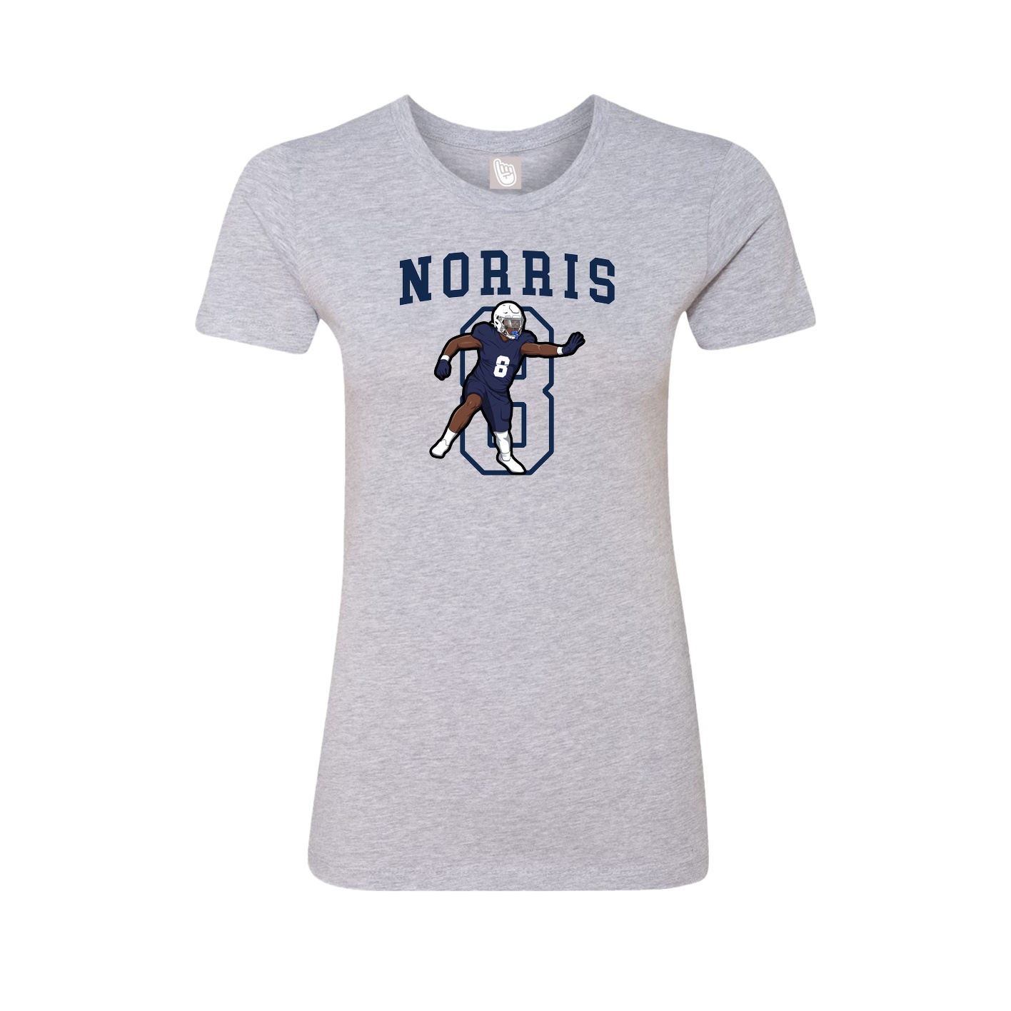 Fitted Women's Tee — Shirsey in Grey