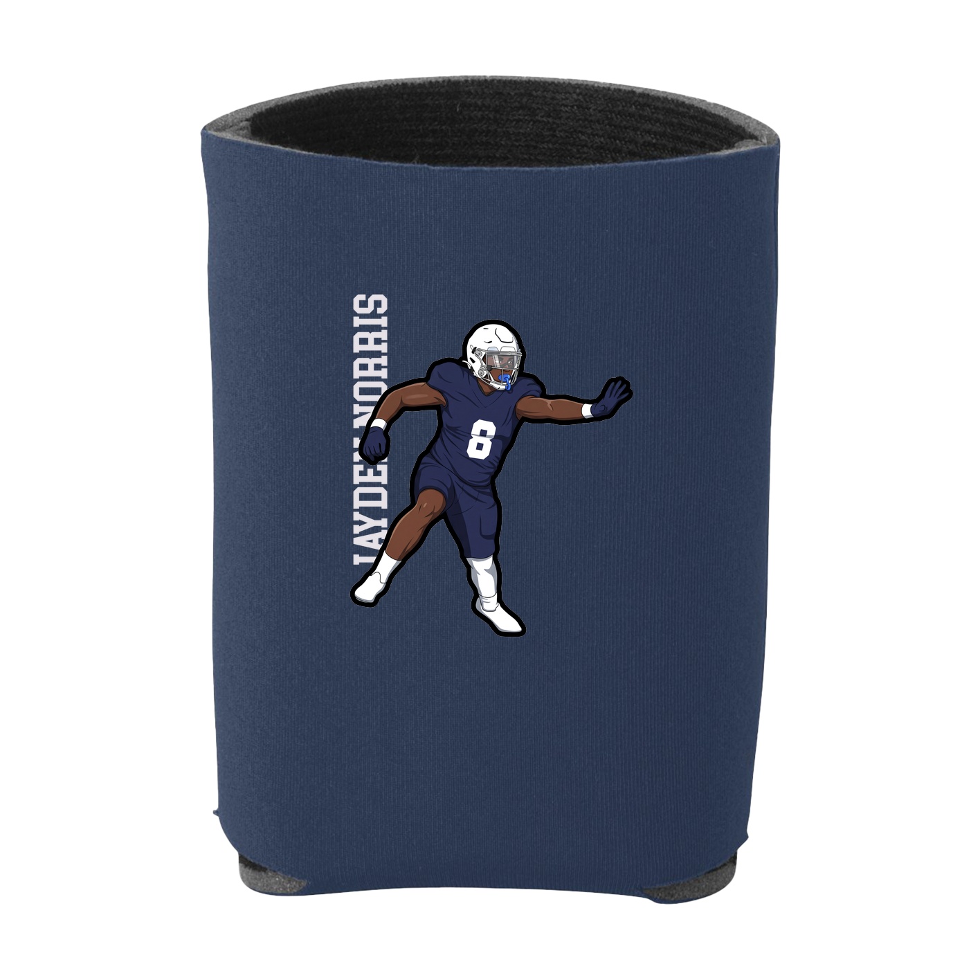 Can Holder — Name Vertical in Navy