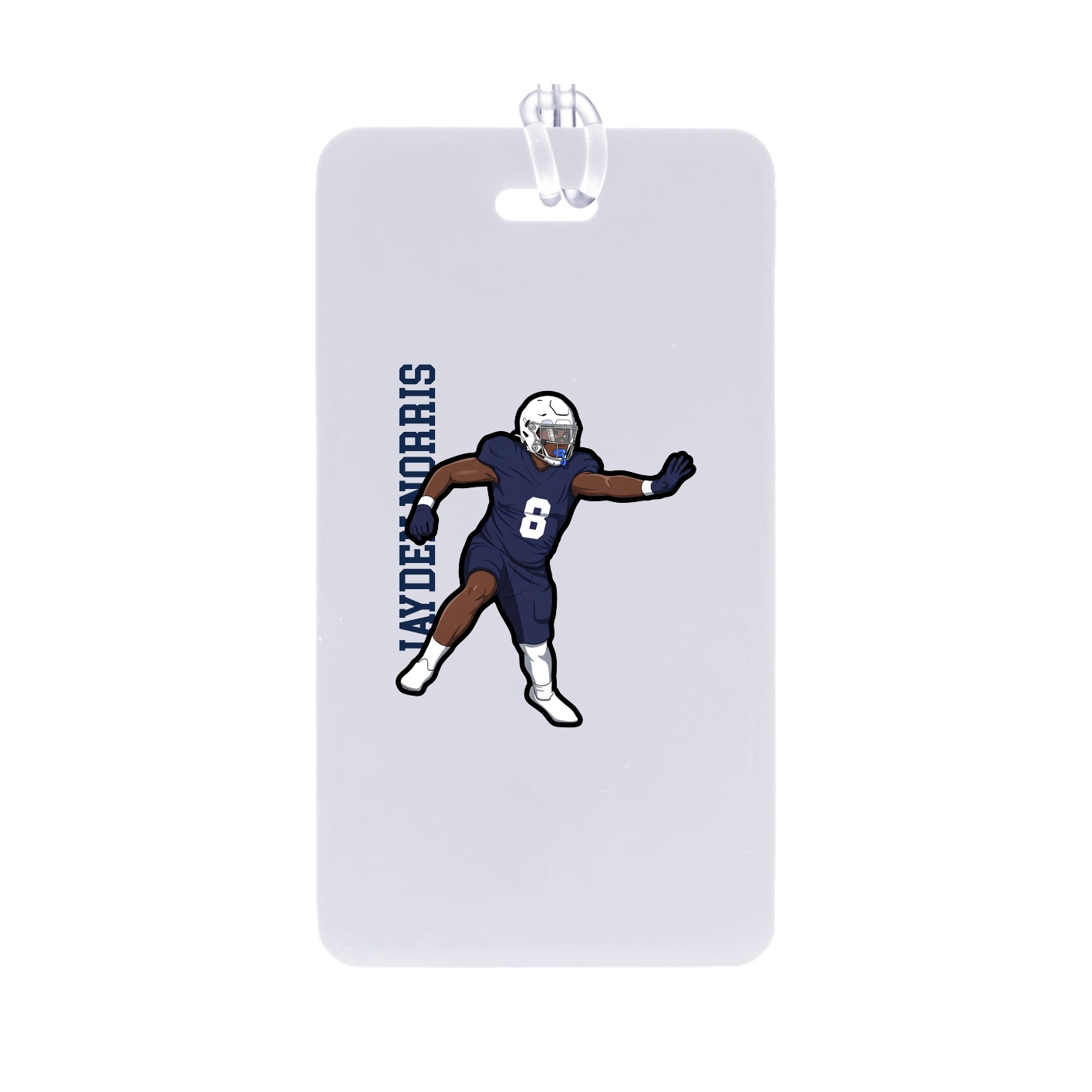 Bag Tag — Name Vertical in Classic