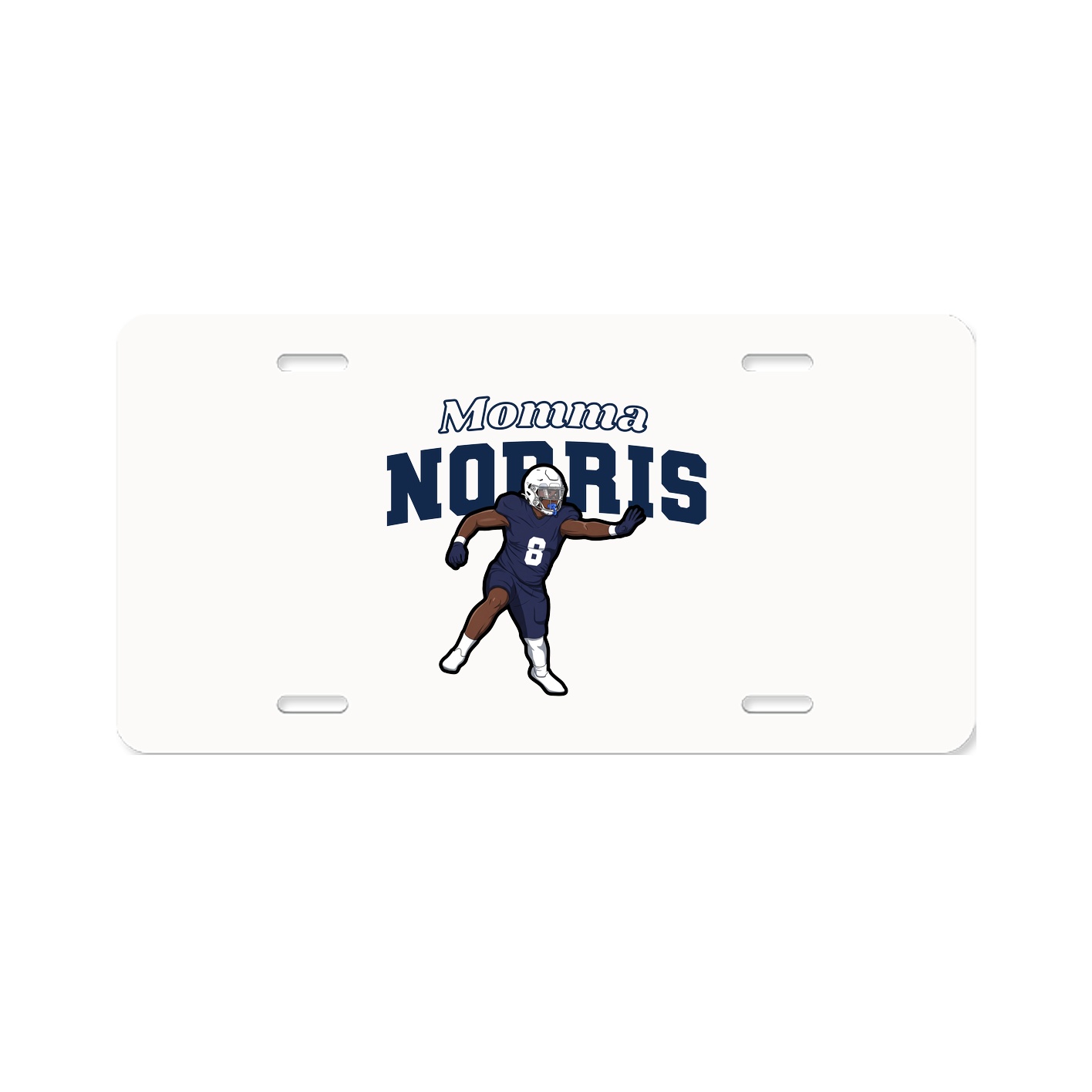 License Plate — Mothers Day Block in Classic