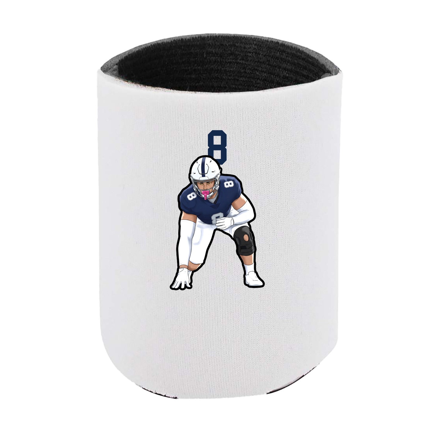 Can Holder — Number Top in White