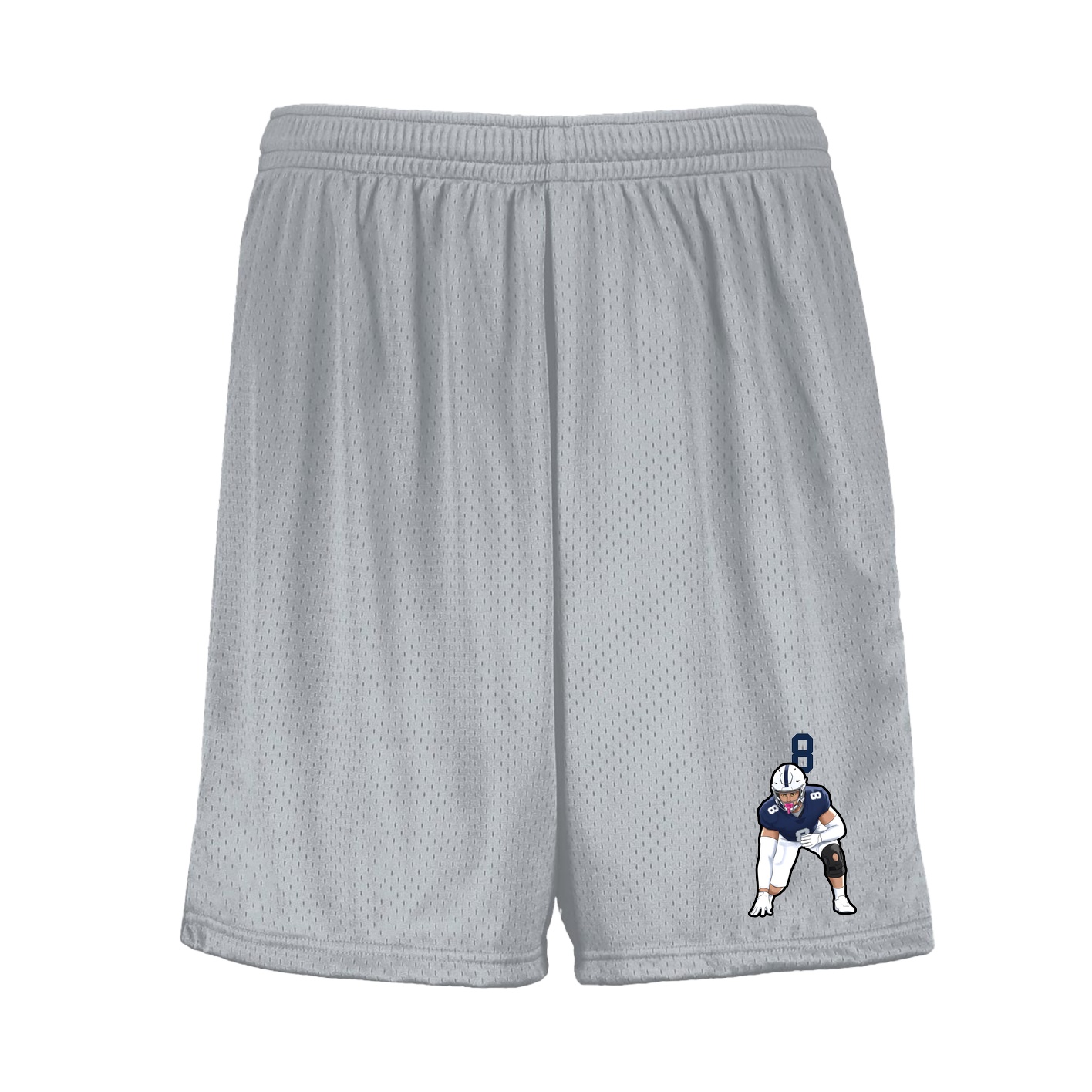 Shorts — Number Top in Silver