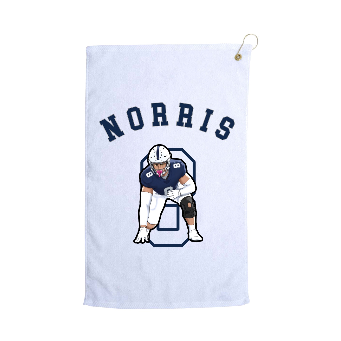 Golf Towel — Shirsey Arch in White