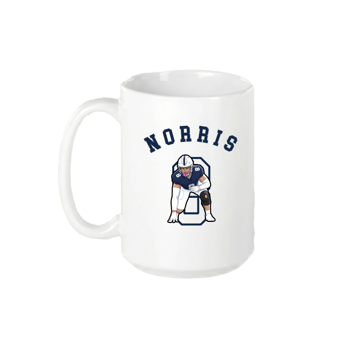 15oz Coffee Mug — Shirsey Arch in White