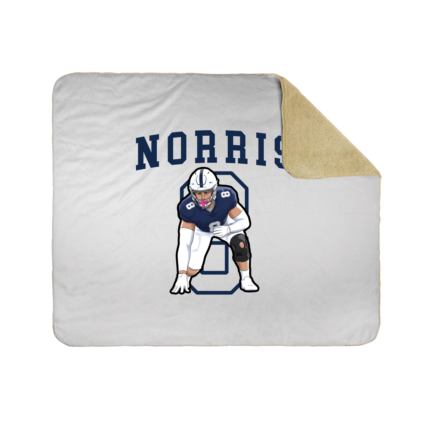 Throw Blanket — Shirsey in White