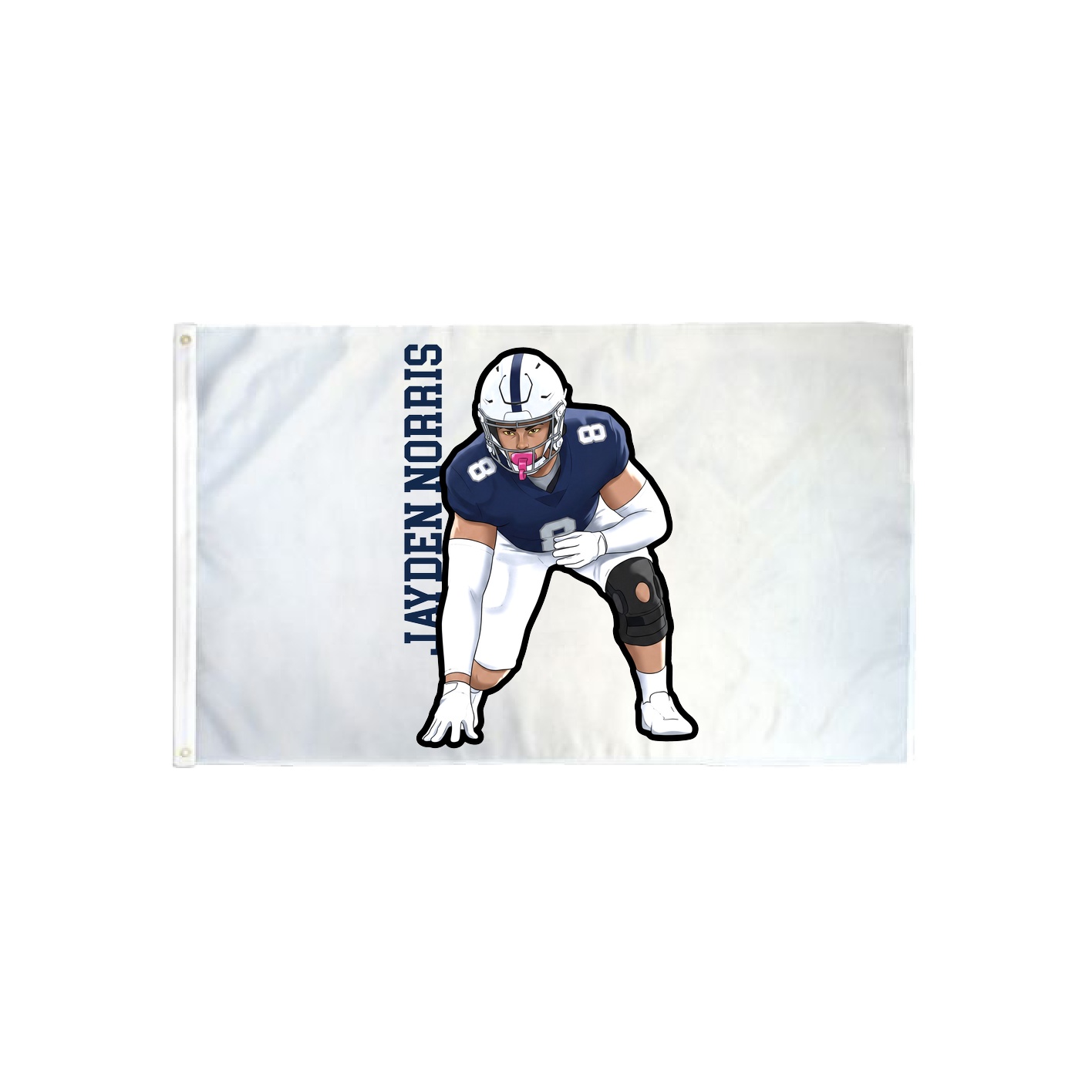 3x5 Flag — Name Vertical in Classic