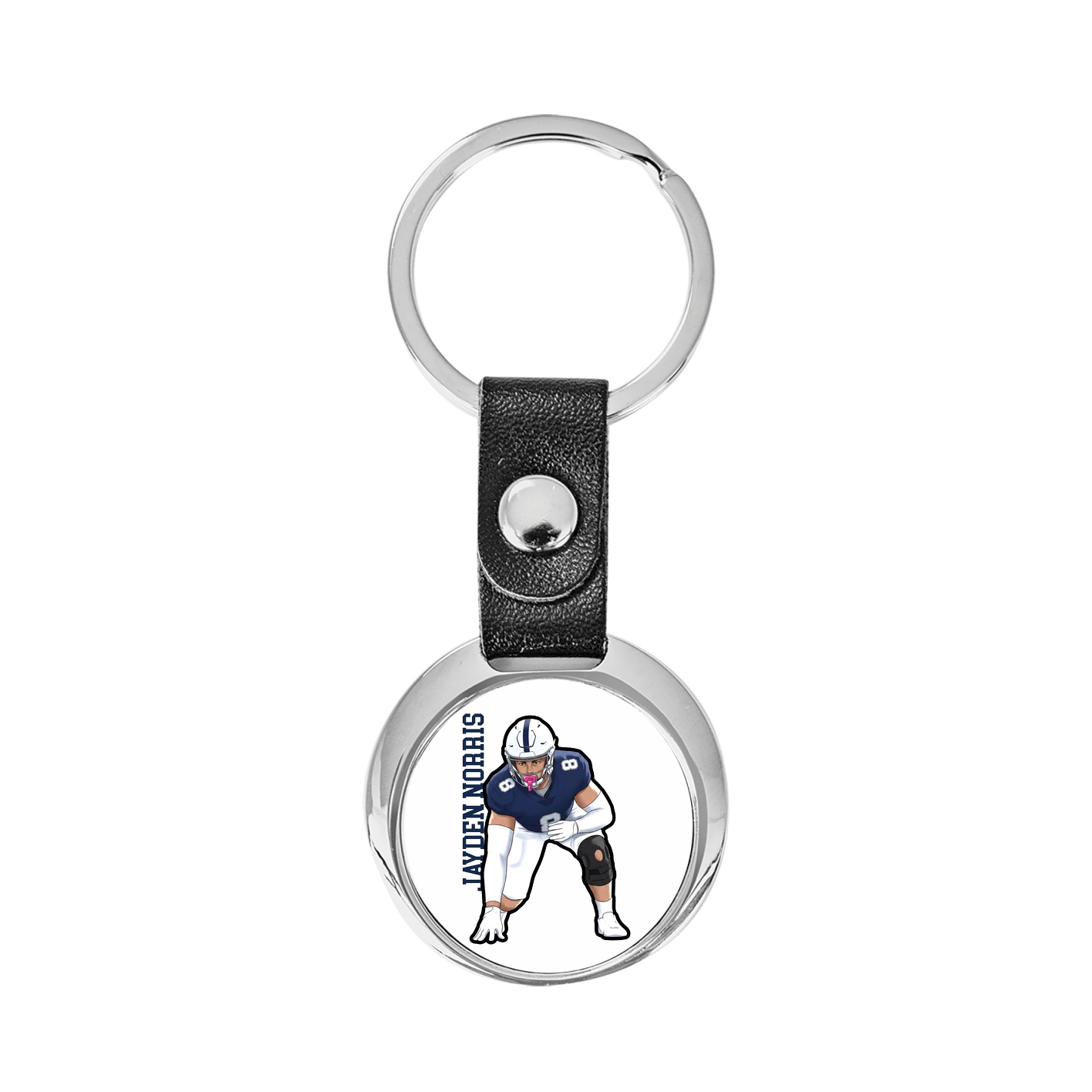 Key Chain — Name Vertical in Classic