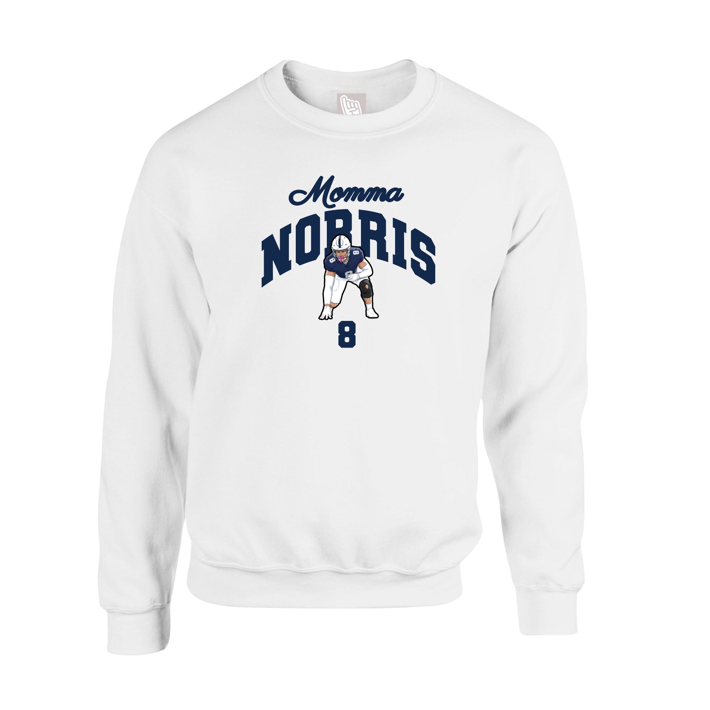 Fleece Crew — Mothers Day Arch in White