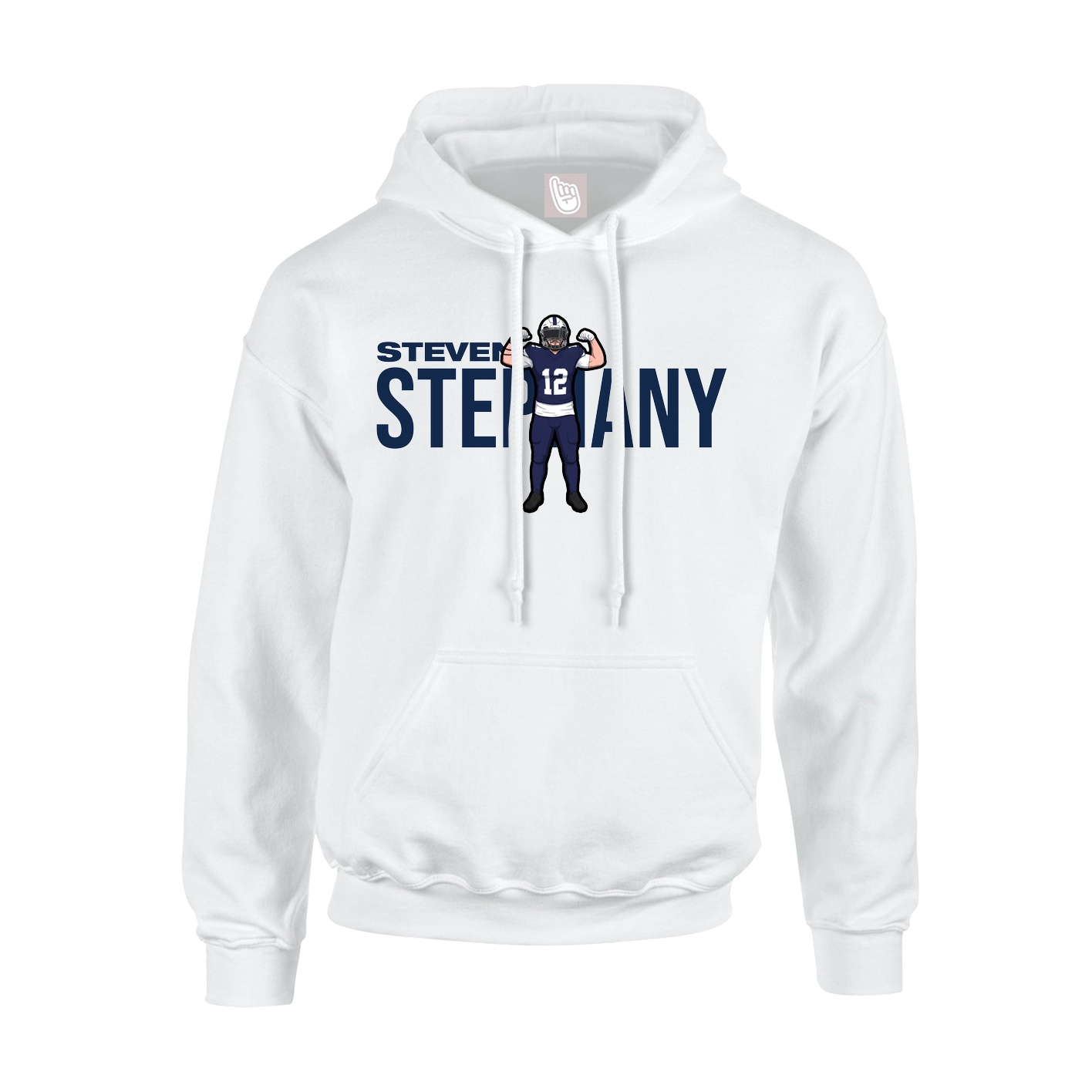 Hoodie — Player Name in White