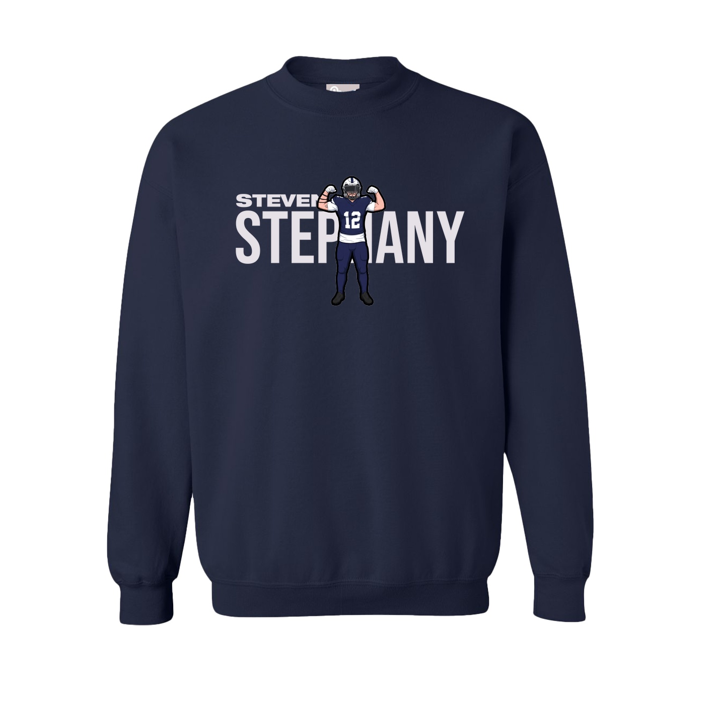 Fleece Crew — Player Name in Navy