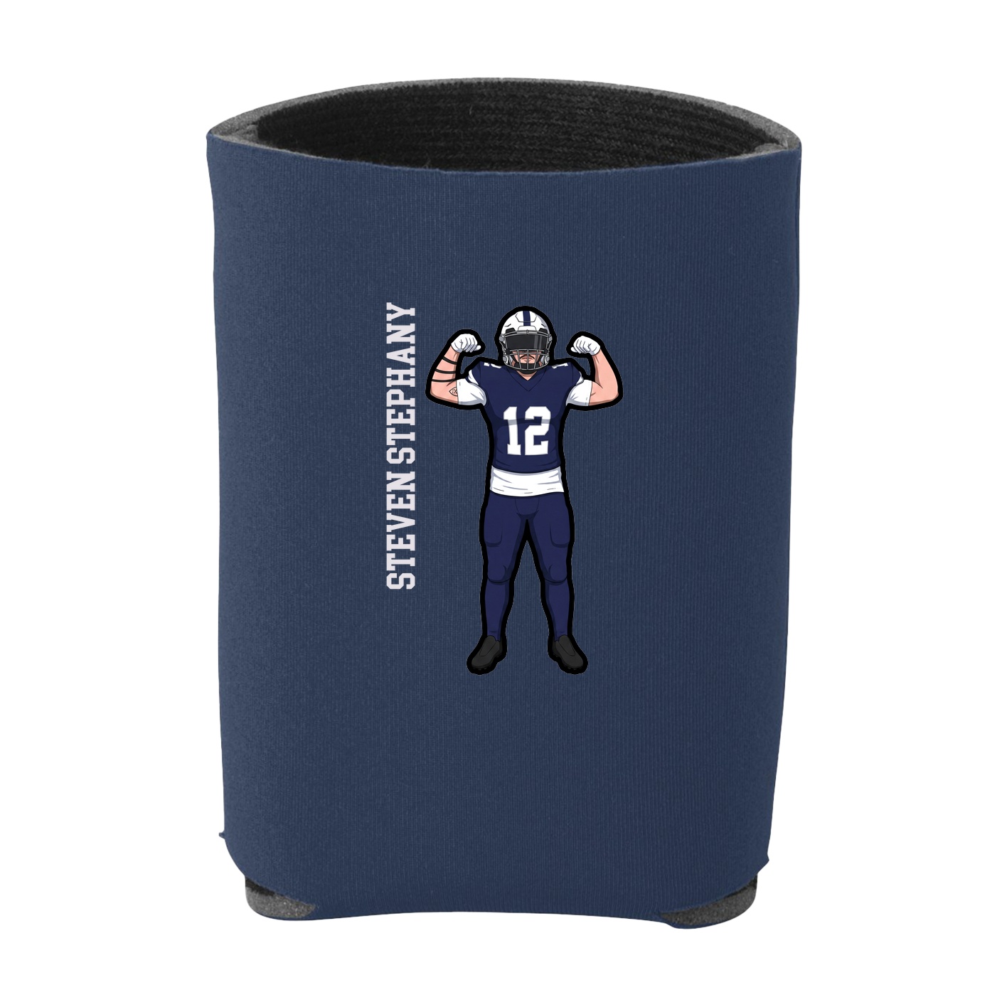 Can Holder — Name Vertical in Navy