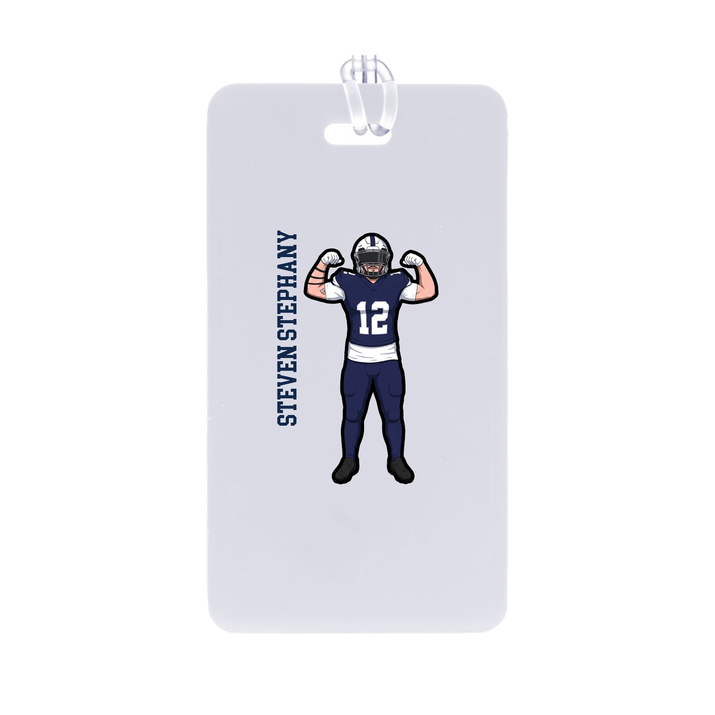 Bag Tag — Name Vertical in Classic