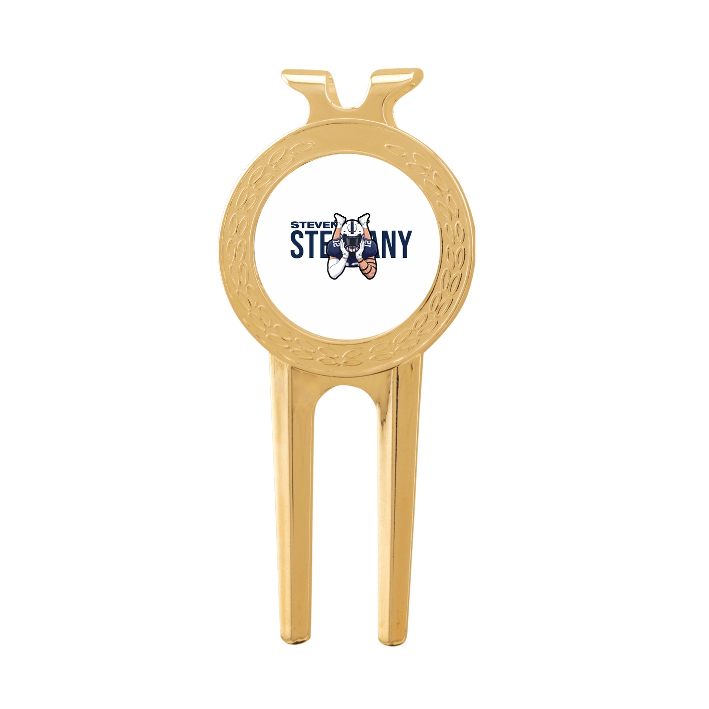Divot Tool with Ball Marker — Player Name in Classic
