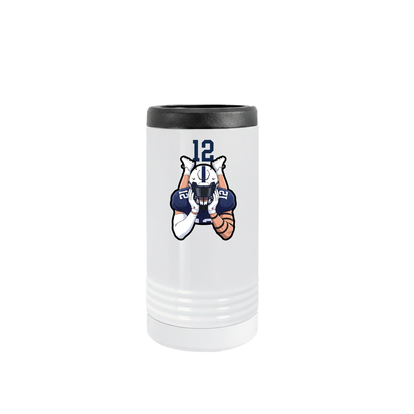 Slim Beverage Holder — Number Top in White