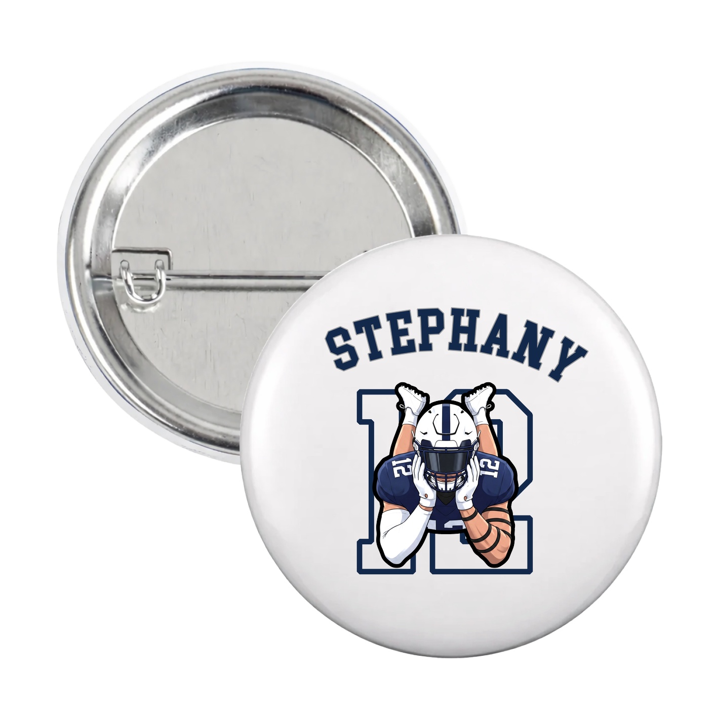 Game Day Button — Shirsey Arch in White