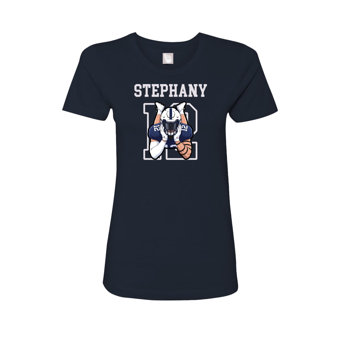 Fitted Women's Tee — Shirsey in Navy
