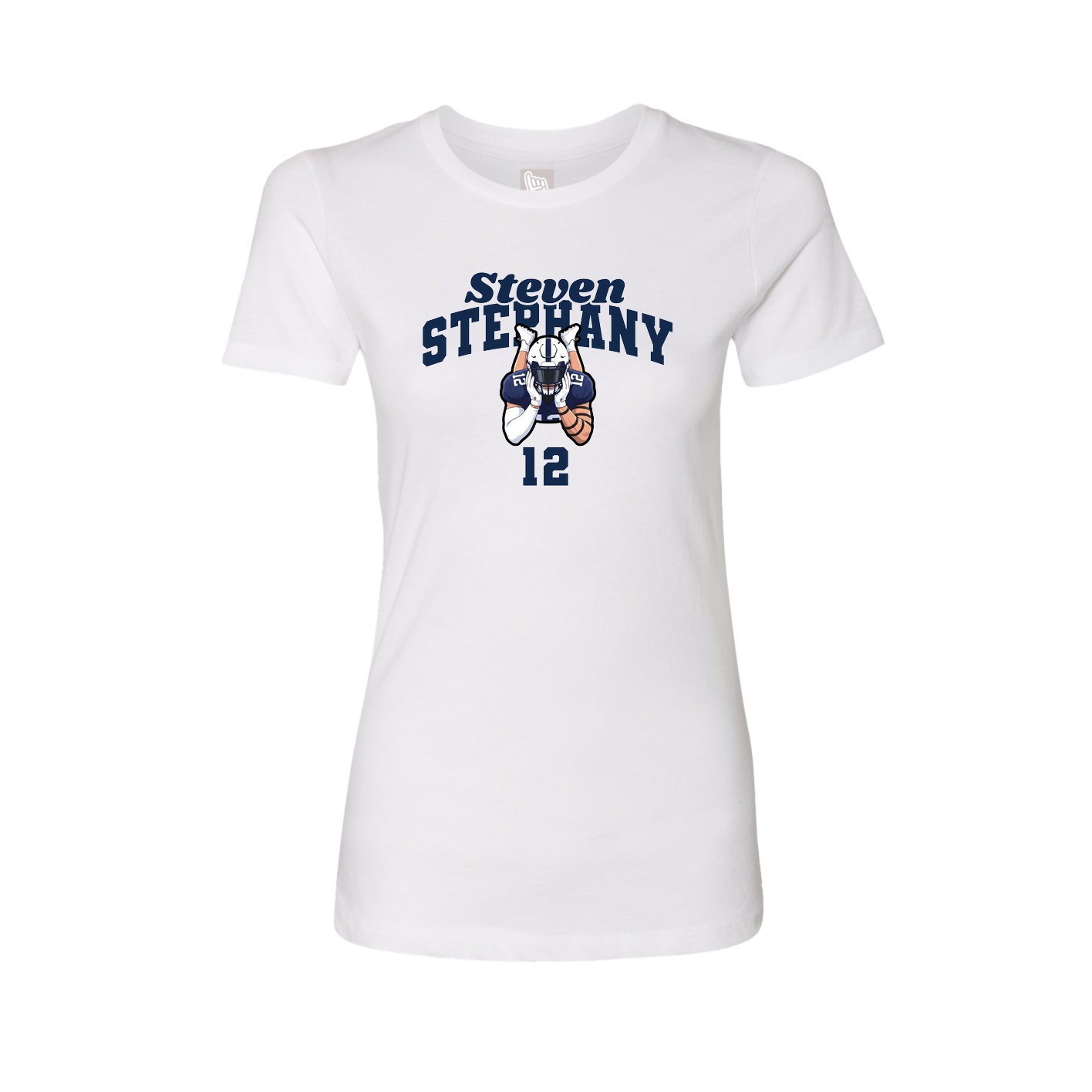 Womens Tee — Signature Arch in White