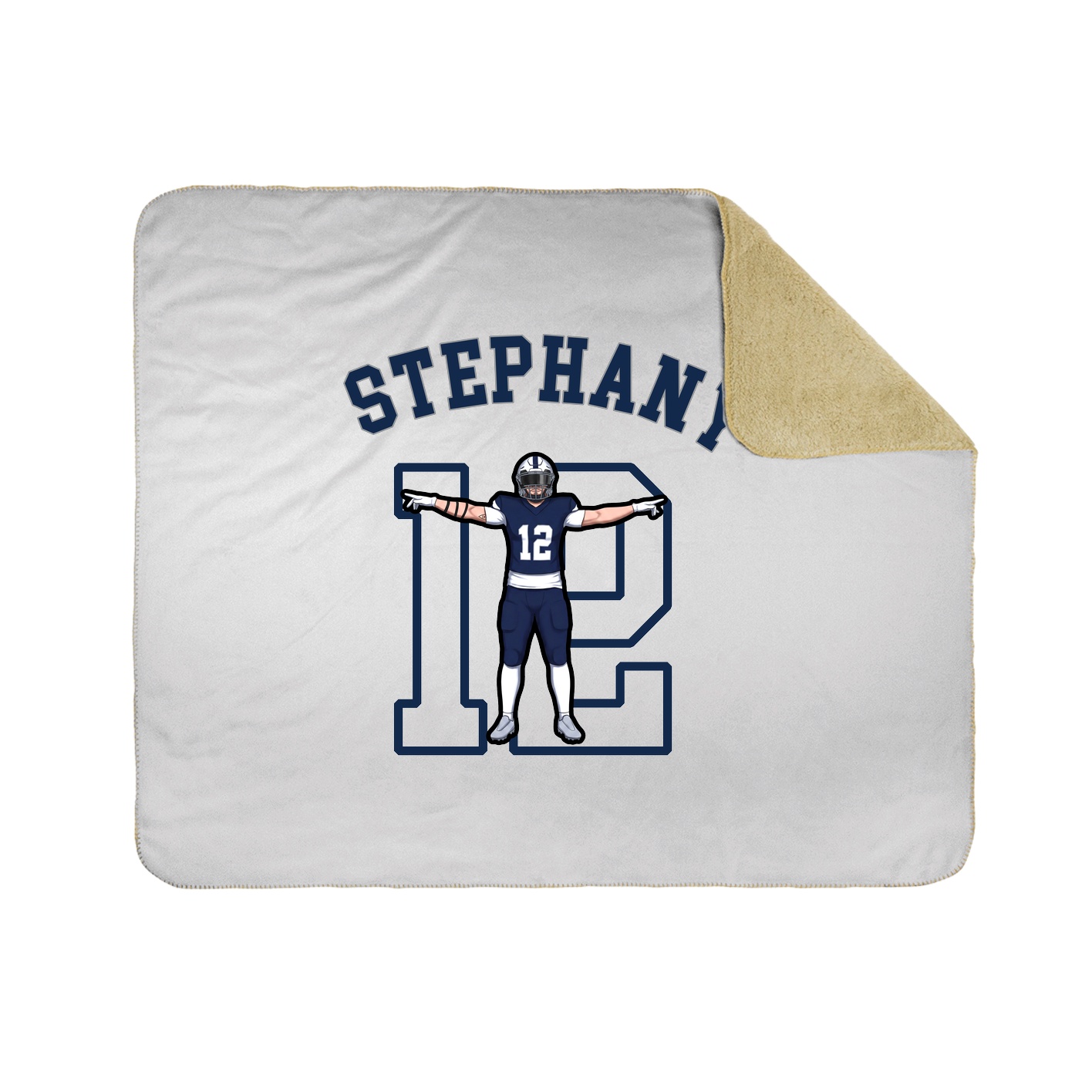 Throw Blanket — Shirsey Arch in White