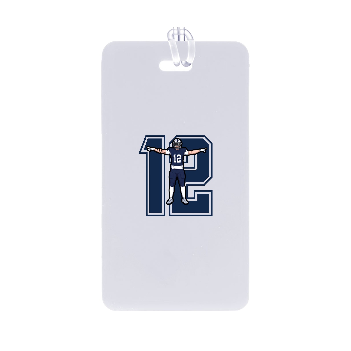 Bag Tag — Number in Classic