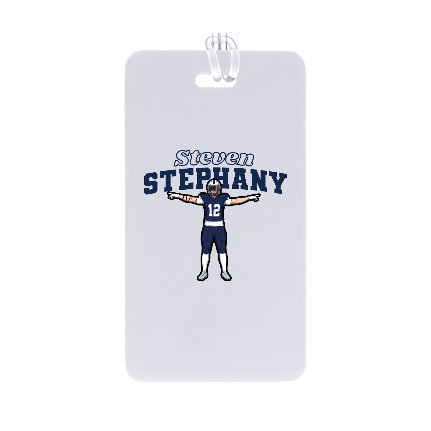 Bag Tag — Name Arch in Classic